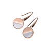 Picture of  Day & Night MOP Steel Earrings 