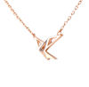 Picture of 925 Sterling Silver w/ CZ Flying Bird Necklace 