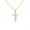 Picture of  Rose of Sharon Cross Brass Necklace 