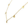 Picture of Round Hammer Charms Steel Necklace