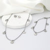 Picture of Round Hammer Charms Steel Necklace