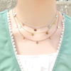 Picture of Round Hammer Charms Steel Necklace