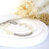 Picture of 925 Sterling Silver Free Style Beads w/ Freshwater Pearl Bracelet 