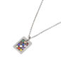 Picture of 12 Gemstones Priest Steel Necklace 