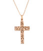 Picture of  Rose of Sharon Filigree Cross Steel Necklace 