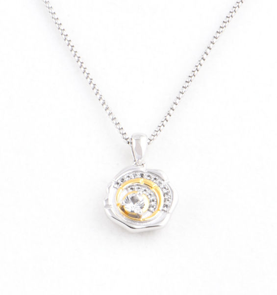 Picture of Life Mark 925 Sterling Silver Lab-Grown  Diamond Necklace - 45CM