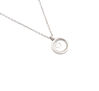 Picture of JM Moving Heart Stainless Steel Pendant Necklace