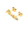 Picture of JM Amen with CZ Ear Stud (Stainless Steel)