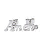 Picture of JM Amen with CZ Ear Stud (Stainless Steel)