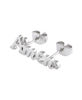 Picture of JM Amen with CZ Ear Stud (Stainless Steel)