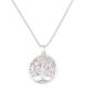 Picture of 925 Sterling Silver Life of Tree w/CZ Necklace 
