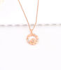 Picture of Golden Grain Mark:  925 Sterling Silver Cultivated Diamond Wheat Crown Necklace