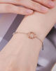 Picture of JM Thorn Cross with Love Bracelet (Brass)-40cm+5cm