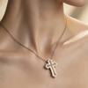 Picture of JM Whole Life Blessing Cross Necklace 