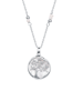Picture of JM 925 Sterling Silver Mother-of-Pearl Tree of Life Necklace